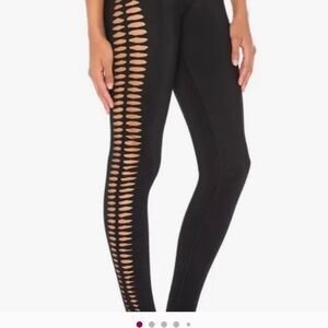 ALO Yoga Black Ladder Cutout Leggings